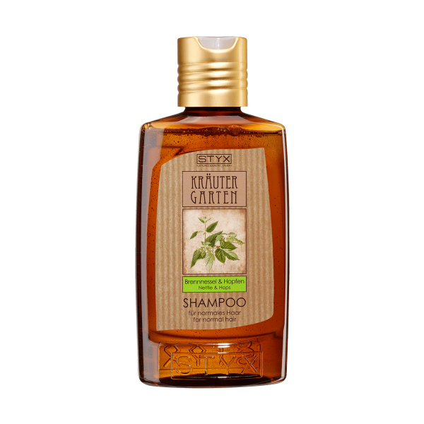 Shampoo "Herbal Garden" with nettle and hops for dry and normal hair 200ml